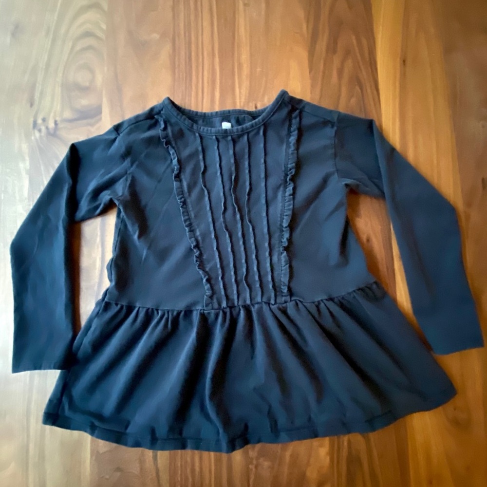 Tea Collection Pleated Pin Tuck Top